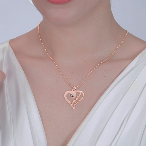 Forever Name Necklace Rose Gold