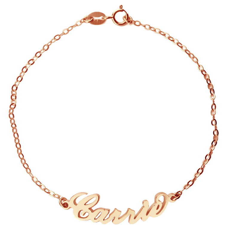 Rose Gold Plated Silver Bracelet